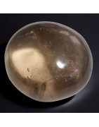 Galet Citrine fumée 124g