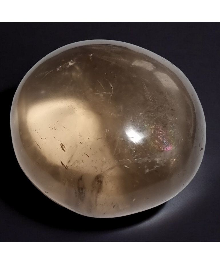 Galet Citrine fumée 127g