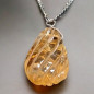 Pendentif Citrine sur chaîne réglable