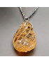 Pendentif Citrine sur chaîne réglable