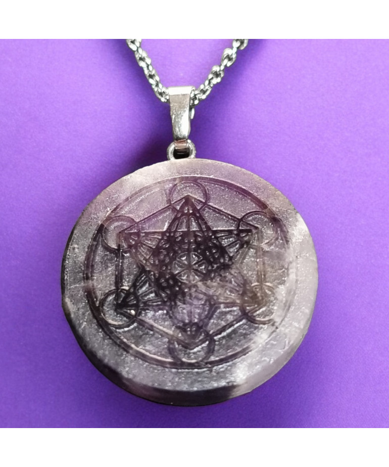 Pendentif Améthyste Métatron avec chaîne