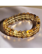 Bracelet Ambre Baltique Lamelles