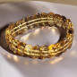 Bracelet Ambre lamelles
