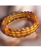 Bracelet Ambre Baltique Lamelles