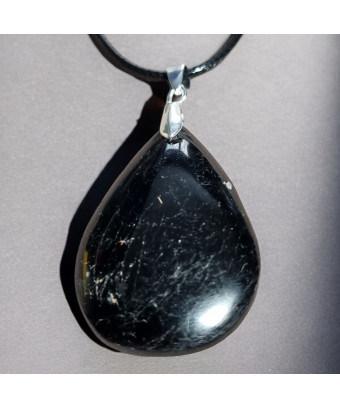 Pendentif Tourmaline noire...