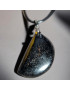 Pendentif Tourmaline noire sur cordon