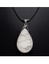 Pendentif Howlite avec cordon