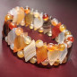 Bracelet Agate de feu large