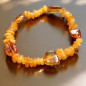 Bracelet Ambre Jaune Baroque