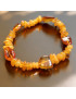 Bracelet Ambre Jaune Baroque