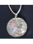 Pendentif Labradorite rond sur cordon réglable