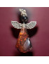 Pendentif Ambre Cognac ange