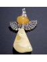 Pendentif Ambre jaune ange