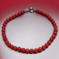 Bracelet Corail avec fermoir Argent 925