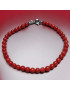 Bracelet Corail avec fermoir Argent 925