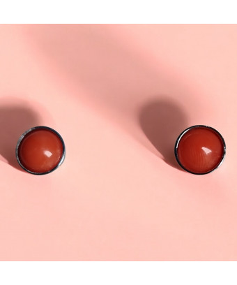 Boucles Corail boutons...