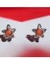 Boucles Corail Etoile de mer Argent 925