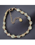 Bracelet Prehnite Cheville ou Poignet avec fermoir