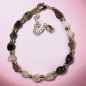 Bracelet Multipierres Cheville ou Poignet avec fermoir doré (s)