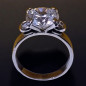 Bague Zirconium Acier inox Taille 54