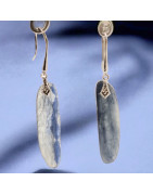 Boucles Cyanite Argent 925