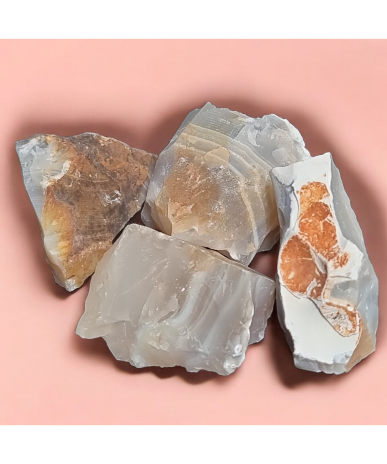 Pierre brute Agate du Botswana