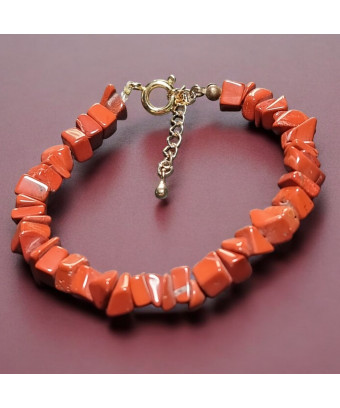 Bracelet Jaspe rouge...