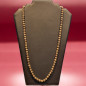 Collier Jaspe Paysage Pierres rondes 8mm 39cm