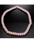 Bracelet Swarovski rose facetté enfant