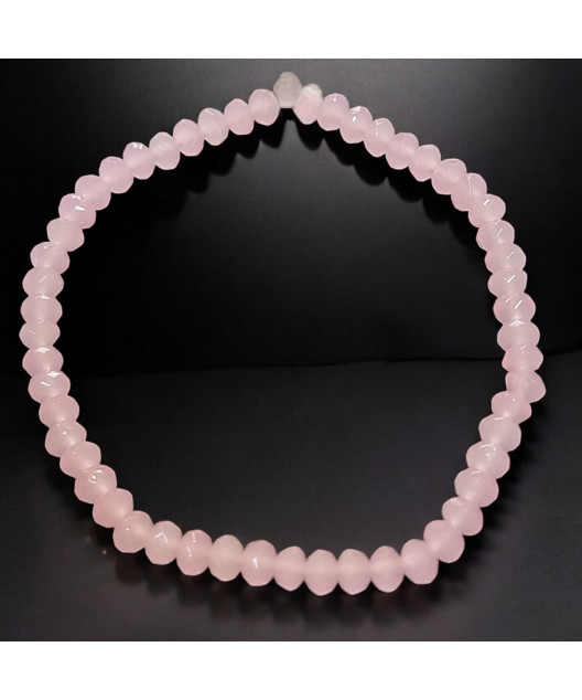 Bracelet Swarovski rose facetté enfant