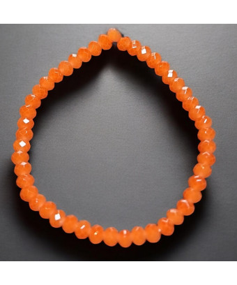 Bracelet Swarovski orange facetté enfant