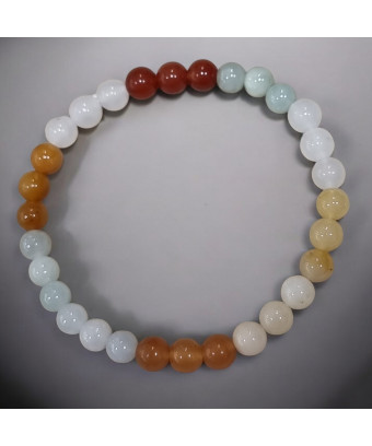 Bracelet Jade multicolore...