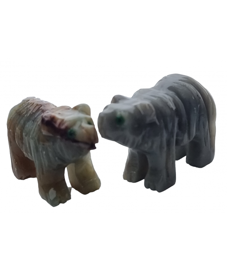 Figurine Onyx multicolore Ours bleu