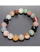 Bracelet Multipierres Pierres rondes 10mm