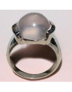 Bague Quartz rose Argent 925