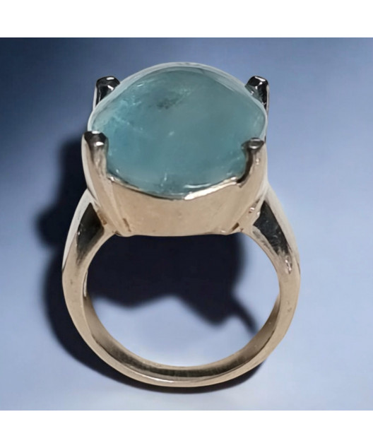 Bague Aigue marine Argent 925 Taille 53