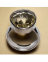 Bague Citrine Citron Argent 925 Taille 52