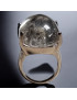 Bague Quartz rutile Tourmaline Argent 925 Taille 57
