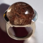 Bague Quartz rutile Argent 925 Taille 56