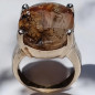 Bague Quartz Dendritique Argent 925 Taille 52