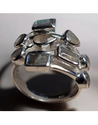 Bague Labradorite Argent 925 Taille 59