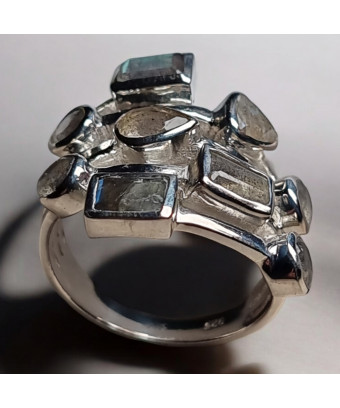 Bague Labradorite Argent 925 Taille 59