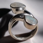 Bague Pierre de lune Argent 925 Taille 57