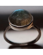 Bague Labradorite Argent 925 Taille 55