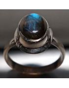 Bague Labradorite Argent 925 Taille 55