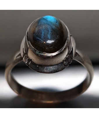 Bague Labradorite Argent 925 Taille 55