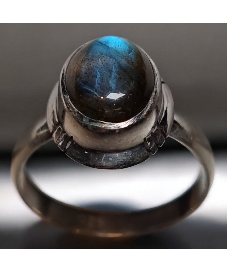 Bague Labradorite Argent 925 Taille 55