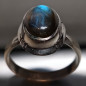 Bague Labradorite Argent 925 Taille 55
