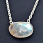 Pendentif Labradorite Facettée Argent 925 sur chaîne