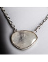Pendentif Pierre de lune Facettée Argent 925 avec chaîne